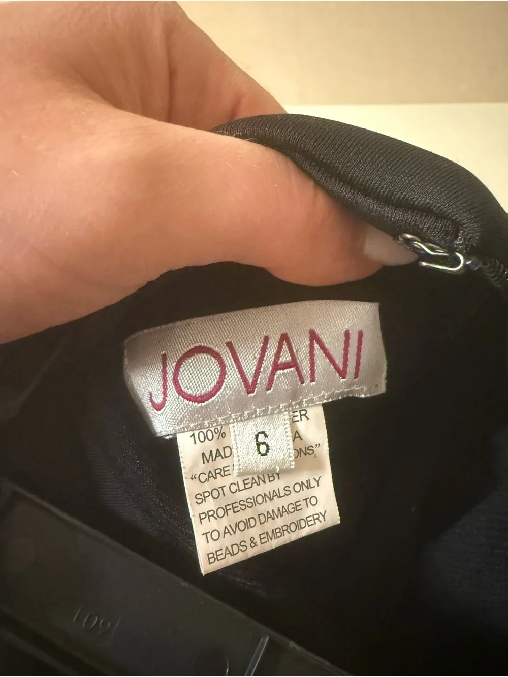 Jovani Midi One-Shoulder Ruffle Cocktail Dress